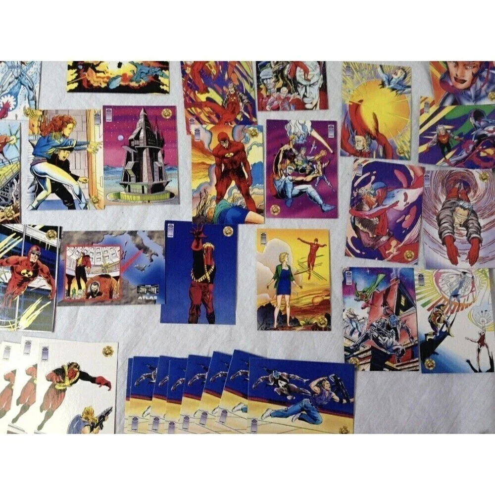 1993 Upper Deck The Deathmate Atlas Trading Cards Bulk Lot Full Box And Overflow